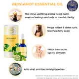 Bergamot | For Acne, Hair Health, Anti-viral properties, Uplifting properties