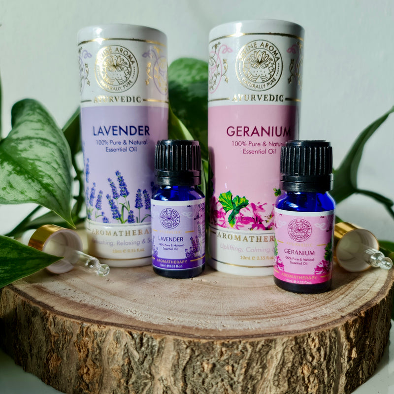 For Relaxation + Skin health | Essential Oil Combo | Floral aroma
