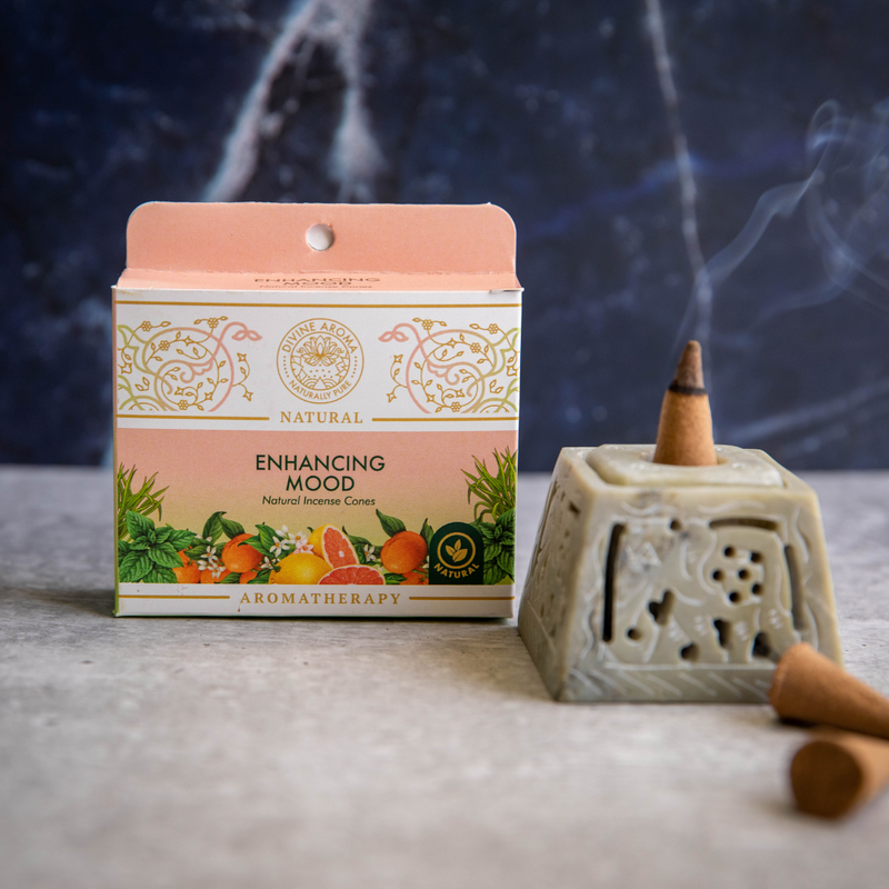 Natural Incense Cones | 0% charcoal | 100% Natural | 8 variants