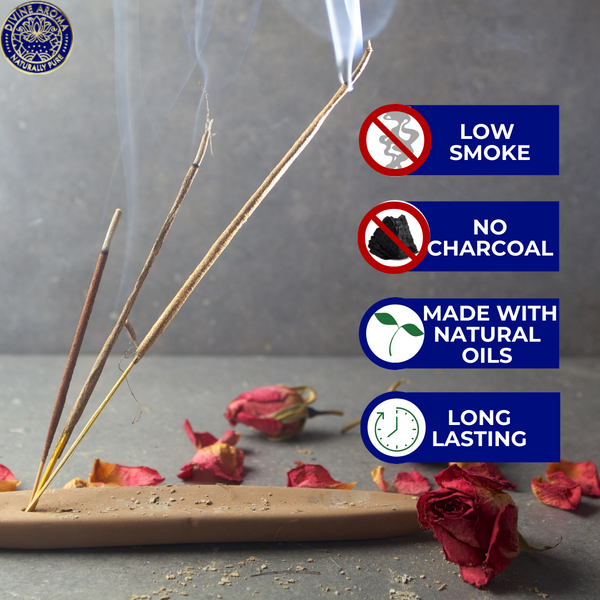 Natural Incense Stick / Agarbatti | Pack of 8 | 0% charcoal