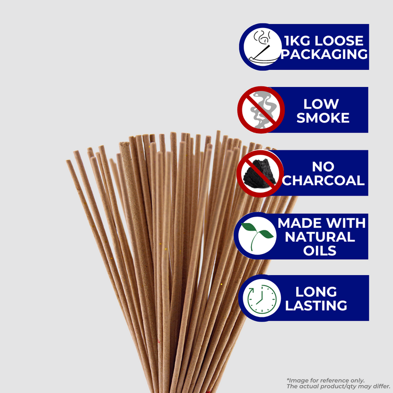 Natural Incense Sticks / Agarbatti | 0% charcoal | 100% Natural | 8 Variants