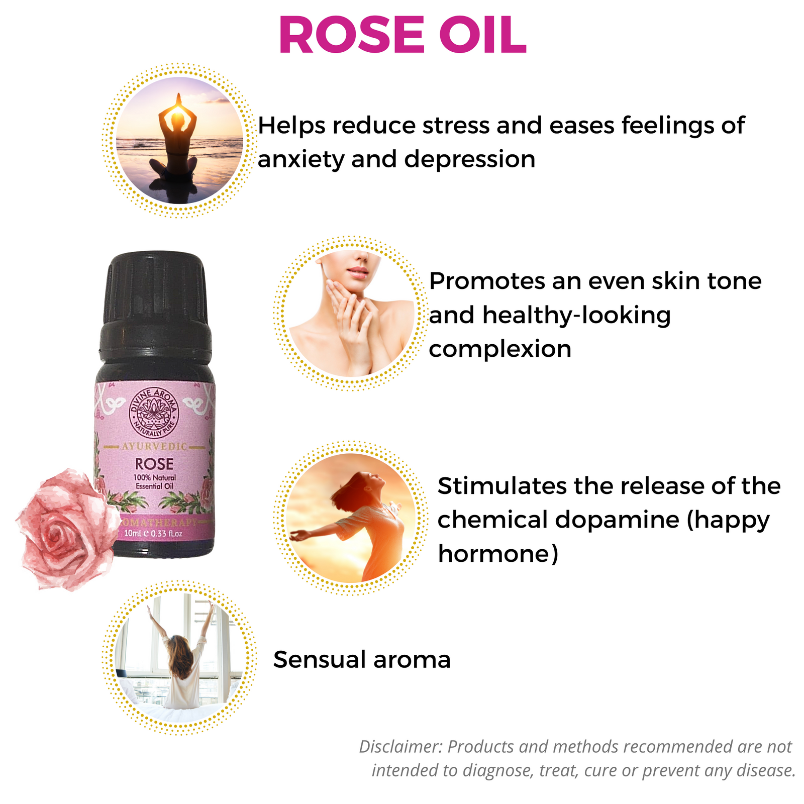 Rose | For a relaxing, stimulating experience, & skin health Divine Aroma Rose | For a relaxing, stimulating experience, & skin health Divine Aroma