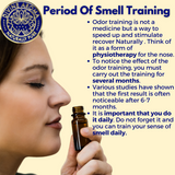 Smell training kit | Enhance your sense of smell | Clove, Rose, Eucalyptus, Lemon Essential oils