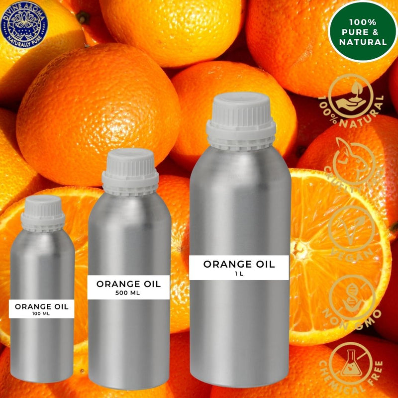 Orange (Sweet) |  For Dull Skin, Hair, energising properties, odour elimination
