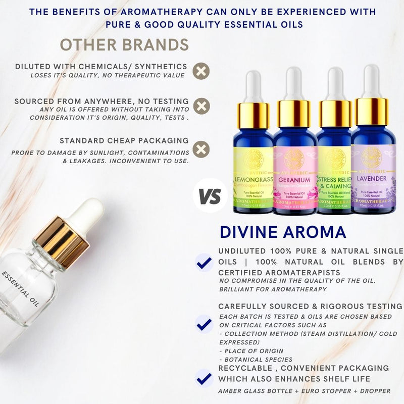 why divine aroma essential oils are better in quality