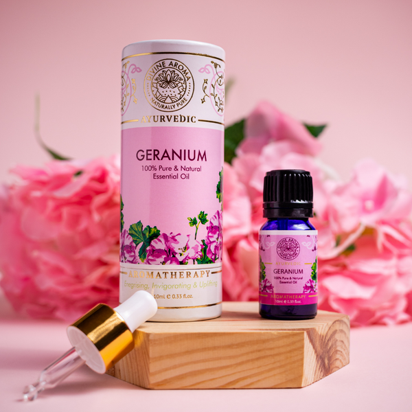 Geranium | For Skin elasticity, Hair, Anti-viral properties, Stress, repelling insects