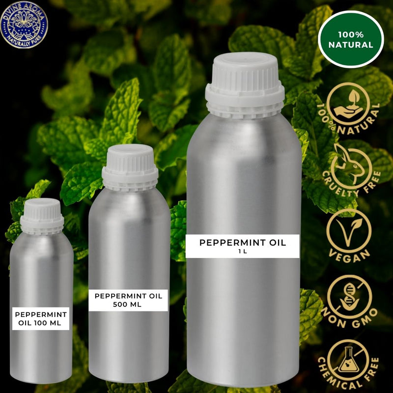 Peppermint |  For Skin, Hair, Cooling & refreshing properties